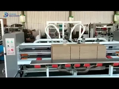 Dobrador automático do cartão ondulado que cola a caixa da máquina que cola a máquina