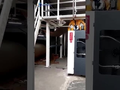 Linha ondulada de papelão ondulado de 3 camadas para fabricação de papelão