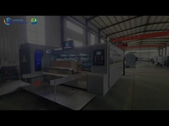 Máquina automática de corte de caixa de cartão de 5 cores