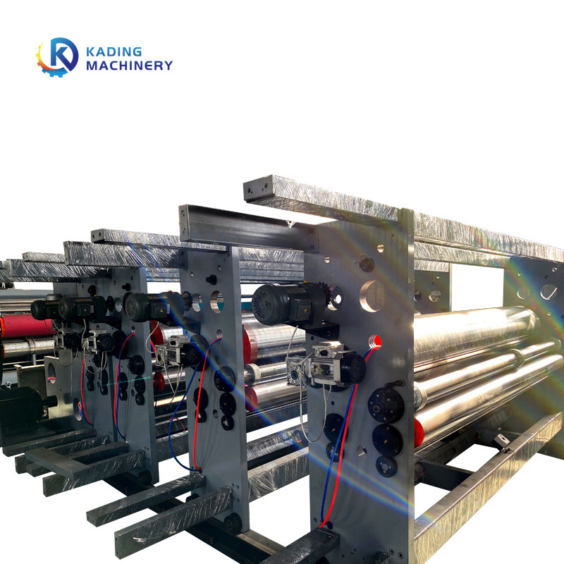 150pcs/cores de Min Carton Printing Machine Of multi para 3 5 7 camadas de cartão ondulado