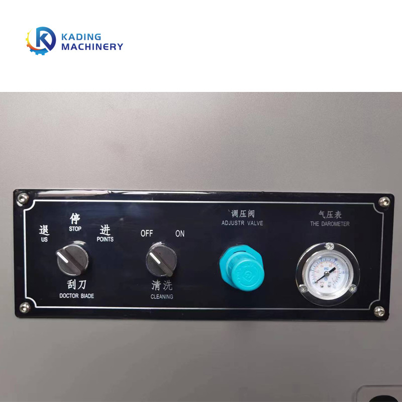Máquina de impressão de caixa corrugada de alimentação de borda frontal com cortador de matriz Slotter