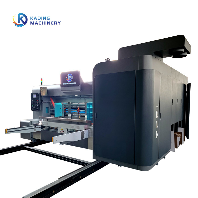 Máquina de impressão da caixa de Full Auto para 3 5 7 camadas de placa de papel do controle do PLC