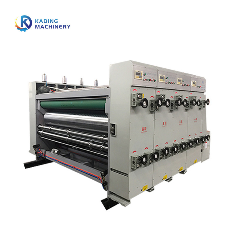 1-6 máquina de impressão de Flexo das cores para caixa ondulada com sistema de fonte da estrutura e da tinta do ajuste da fase