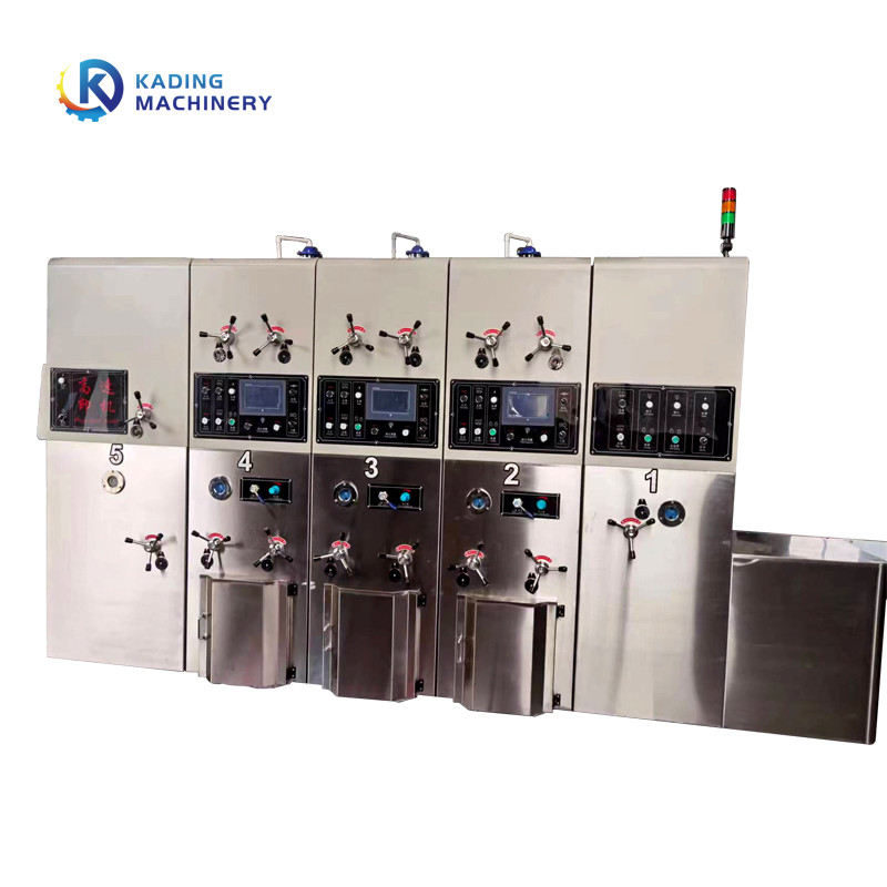 1-6 máquina de impressão de Flexo das cores para caixa ondulada com sistema de fonte da estrutura e da tinta do ajuste da fase