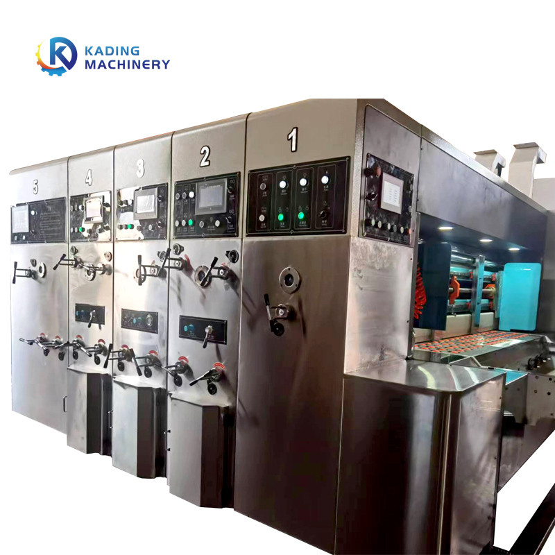 Única máquina de impressão da caixa da cor com o ventilador da sução da espessura e do vácuo de parede de 50mm