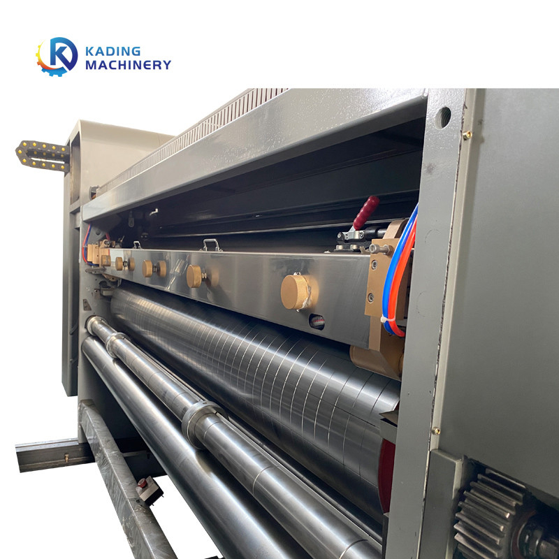 Máquina de impressão da caixa do revestimento do óleo de transferência do vácuo para cartão ondulado