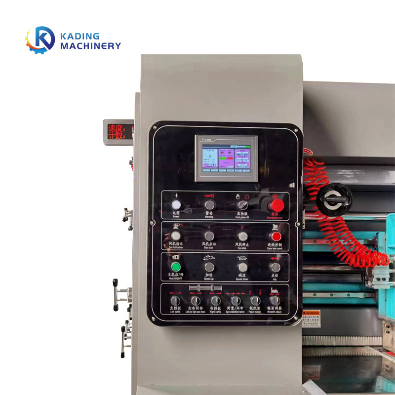 Máquina de impressão de caixa corrugada de corte por die de alta velocidade para 180 pcs/min