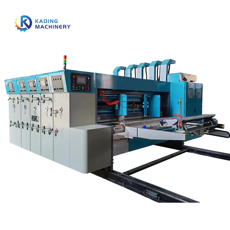 A máquina de impressão da caixa de Flexo com 1 a 5 colorem/rolos opcionais e selecionados de Anilox