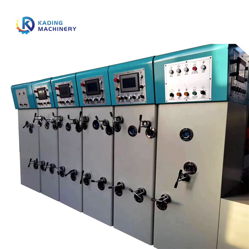Máquina cortando da caixa totalmente automático da caixa com a impressora de 5 cores And Slotter
