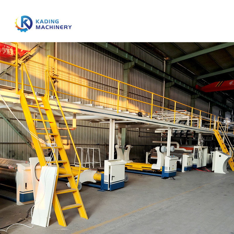 100m/Min Carton Box Manufacturing Machine com o único Facer para o cartão de 3 dobras