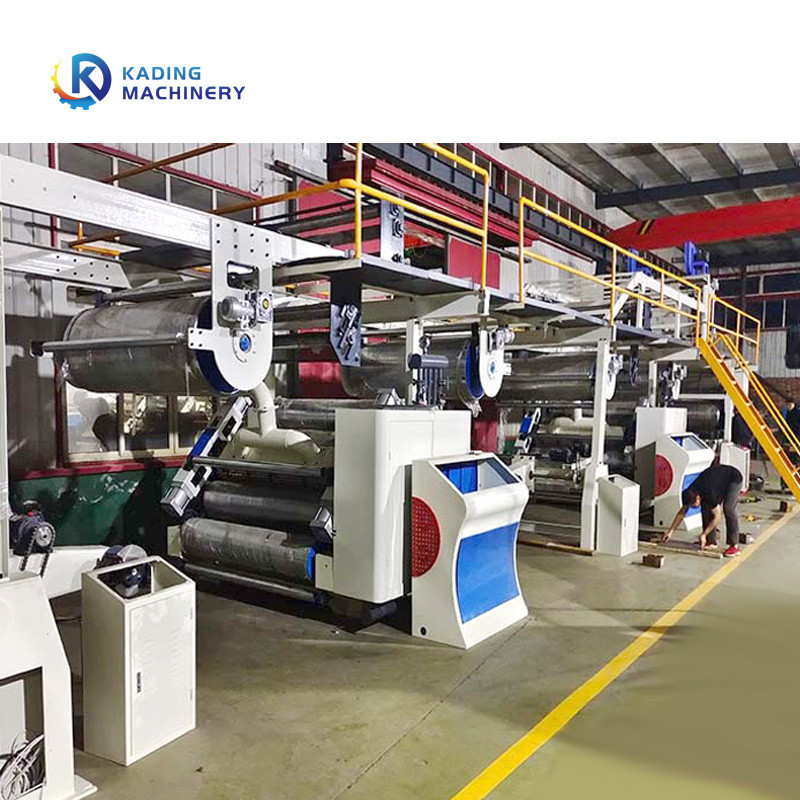 Linha de ondulação totalmente automática com empilhador para papelão ondulado de 1400 mm