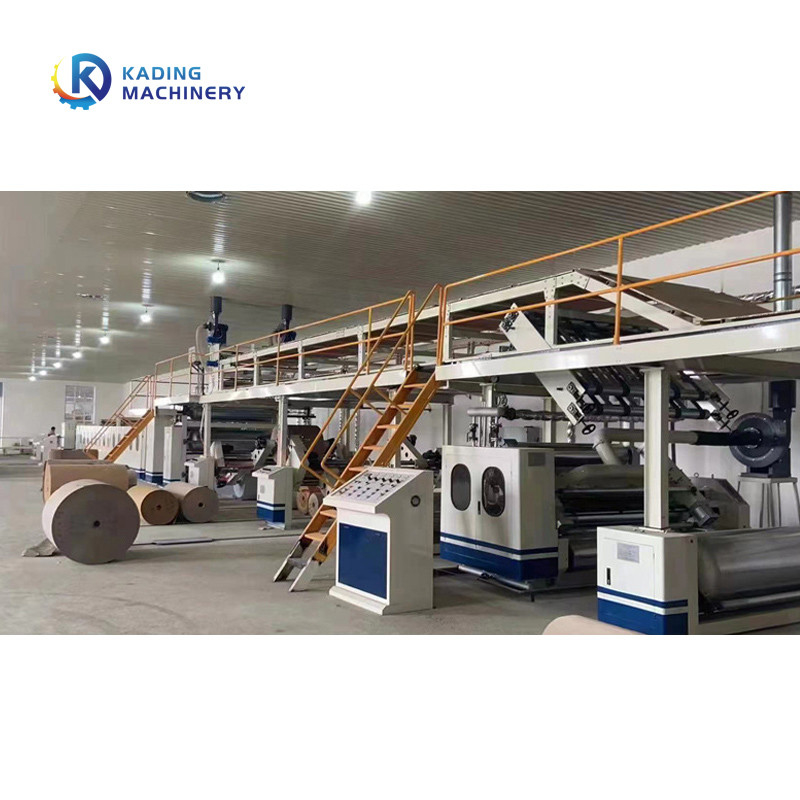 7 camadas de cartão ondulado de 120m/Min Corrugation Line For Producing