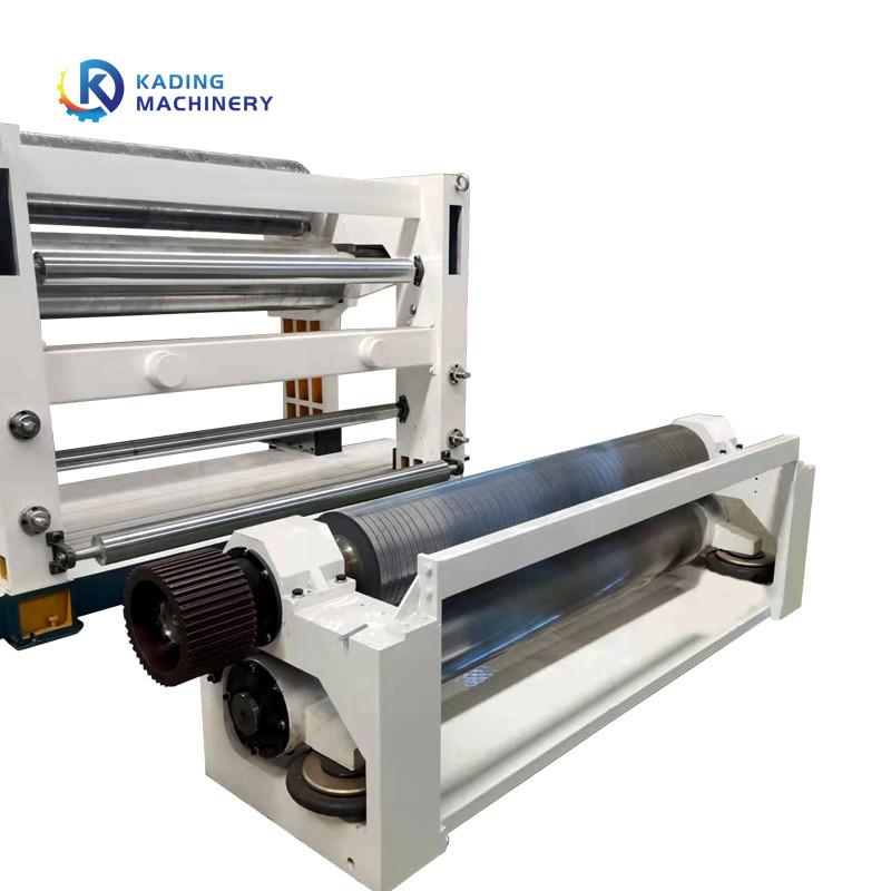 Linha de produção de papelão ondulado de 1400 mm para papel ondulado com aquecimento a vapor face única