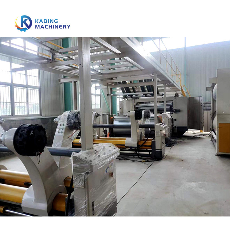 60 a 220m/Min 5 camadas da máquina de fatura de cartão ondulado com suporte de rolo de moinho