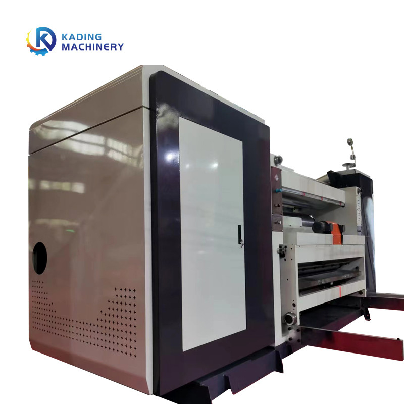 Papel ondulado da largura Fingerless ondulada da máquina 1400mm do único Facer de aquecimento de vapor