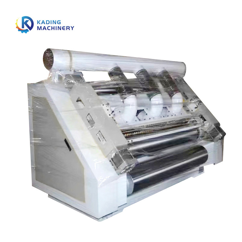 Tipo máquina do aquecimento de vapor da corrugação do único Facer com a caixa que faz o enlace para fazer o papel de 5 dobras