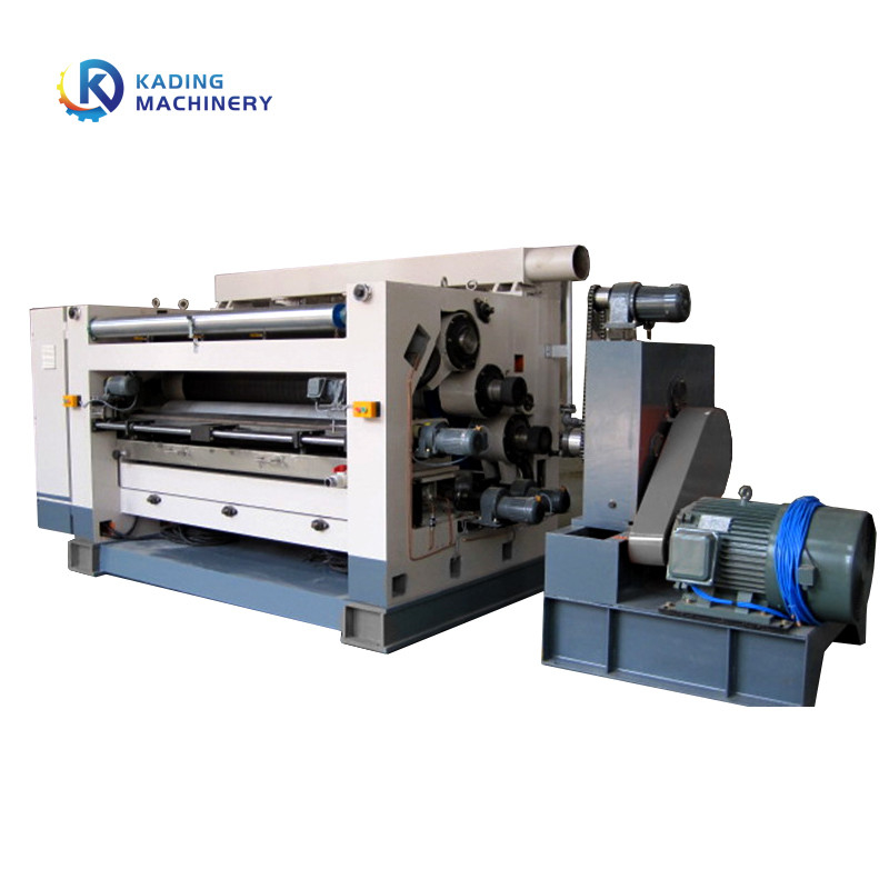 Máquina ondulada do único Facer da gaveta do aquecimento de vapor para o cartão de 1400mm 1600mm