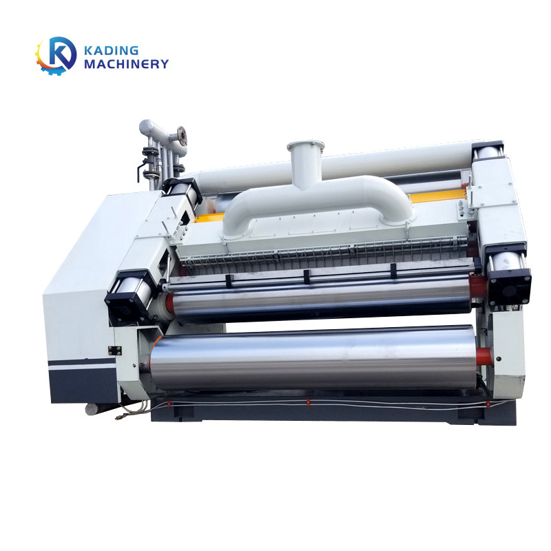 aquecimento de 250m/Min Corrugated Single Facer Electrical para b flauta de cartão ondulado