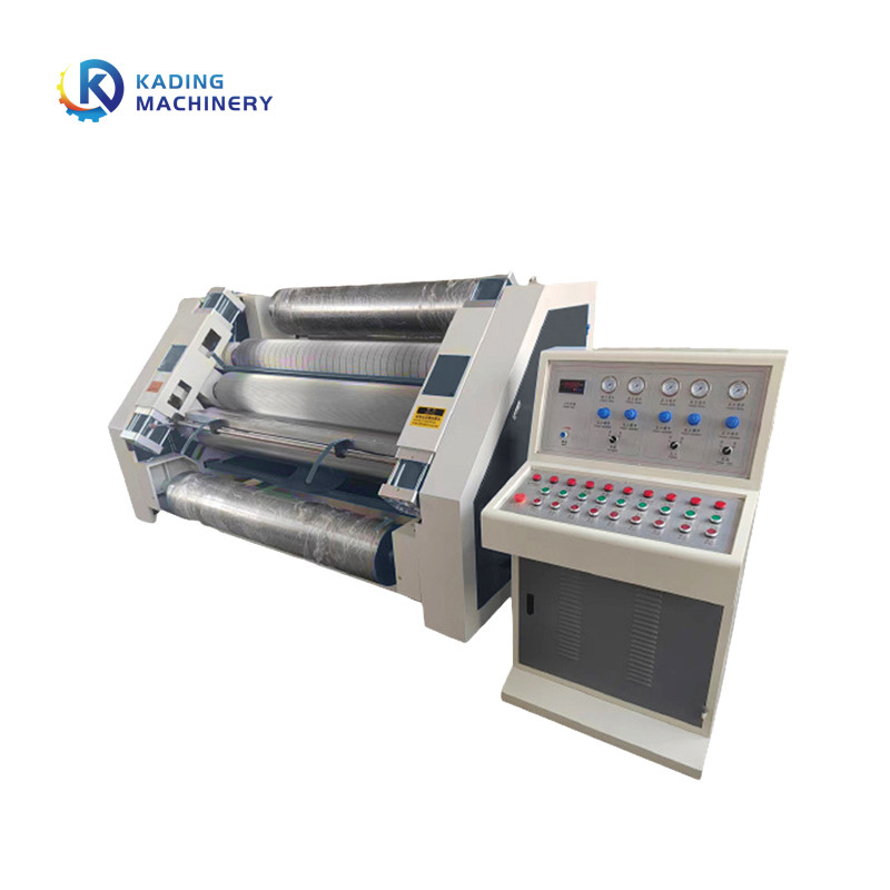 máquina Fingerless de papel do único Facer de 1400mm a de 2200mm para o enlace de fatura de cartão ondulado