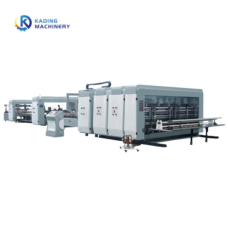rebitador totalmente automático de costura da caixa da máquina da caixa ondulada de 2400mm com controle elétrico de alta velocidade