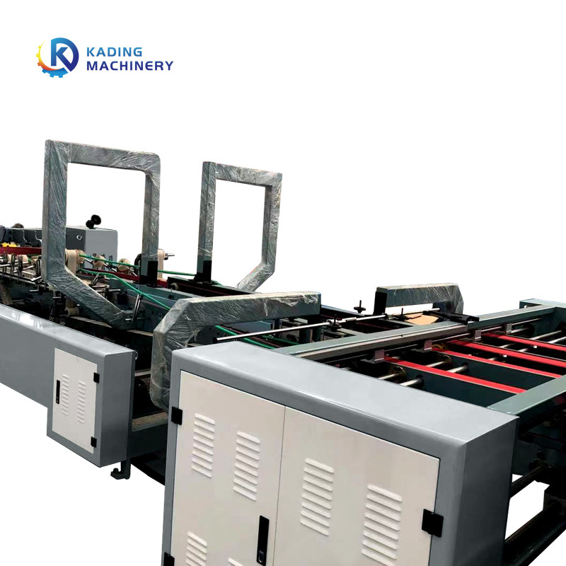 rebitador totalmente automático de costura da caixa da máquina da caixa ondulada de 2400mm com controle elétrico de alta velocidade