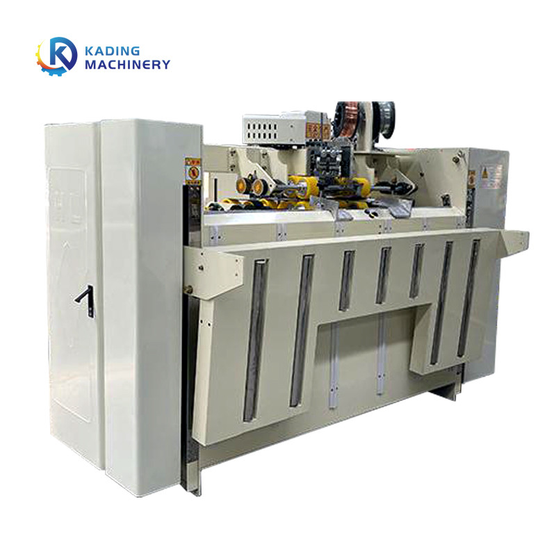 Máquina de costura da caixa ondulada semi automática com alimentação de papel da sução do vácuo para a cartonagem