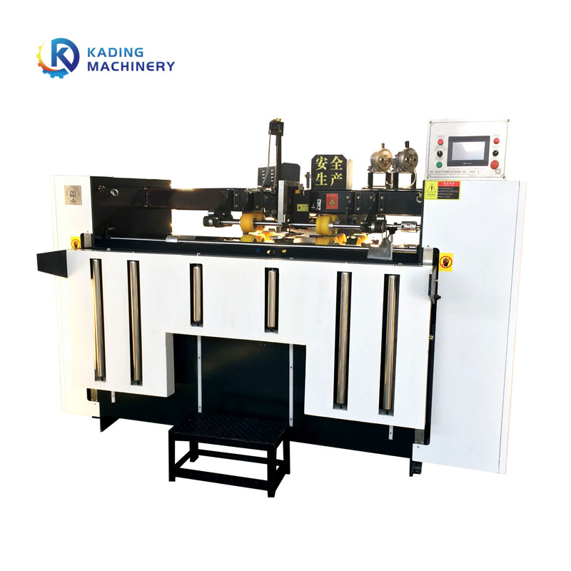 600 pregos Min Corrugated Box Stitching Machine para a caixa de cartão com tela táctil do PLC