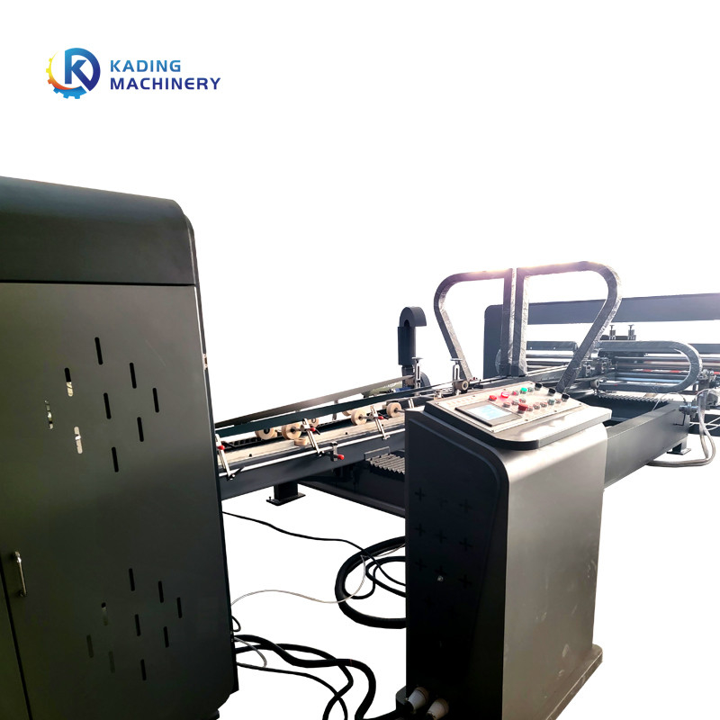 Máquina automática completa de Gluer do dobrador para embalagem ondulada da caixa com alta velocidade