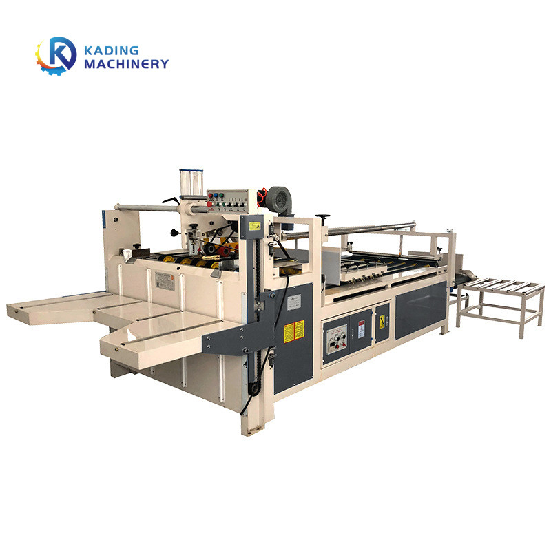 máquina de 60pcs/Min Semi Automatic Folder Gluer para cartão ondulado