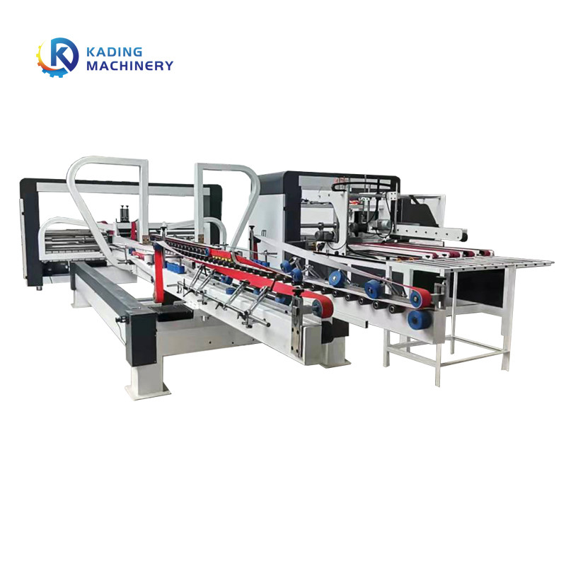 220 partes Min Corrugated Folder Gluer For corrugaram a fatura da caixa