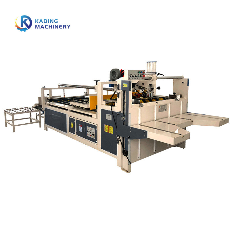 máquina de 60pcs/Min Semi Automatic Folder Gluer para cartão ondulado