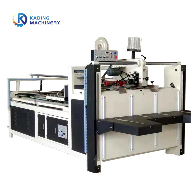 60pcs/Min Corrugated Folder Gluer Machine semi automático para a caixa de cartão ondulado