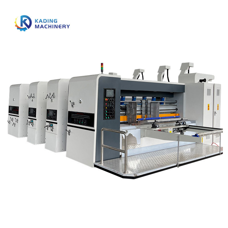 A alimentação do servo motor encaderna a máquina imprimindo para caixas de ondulação da caixa