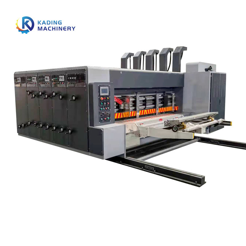 Máquina de impressão de caixa corrugada de corte por die de alta velocidade para 180 pcs/min