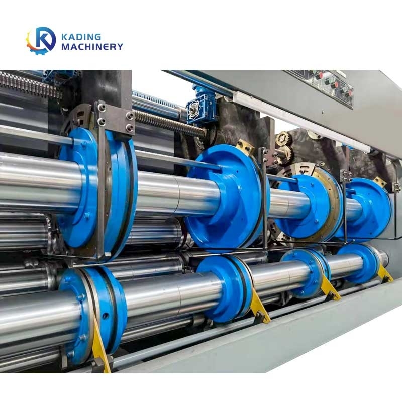 Máquina de impressão de caixas corrugadas com tinta flexível à base de água com controle PLC