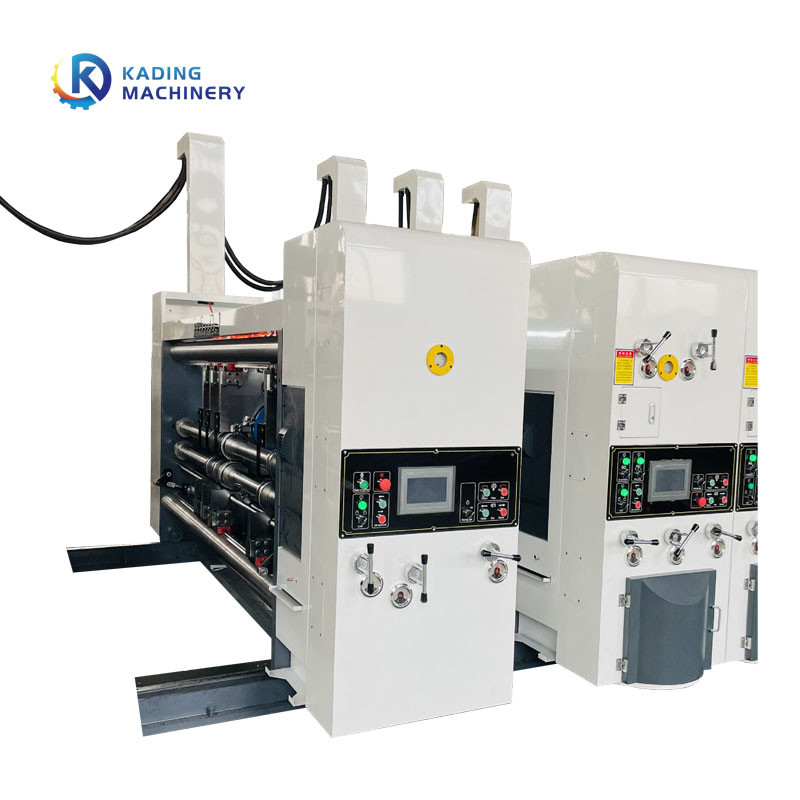 Máquina de impressão de caixa corrugada de corte por die de alta velocidade para 180 pcs/min