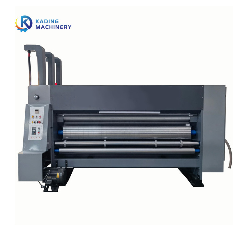 Máquina de impressão de caixas flexo onduladas de cor única para caixas irregulares