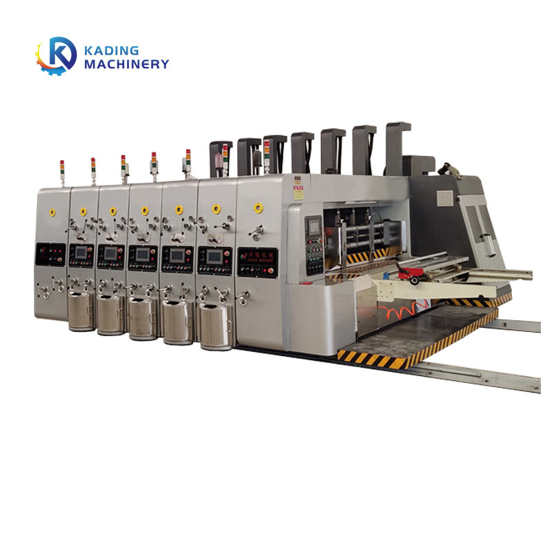 Impressora de cartão totalmente automática cortadora de matriz para fabricação de caixas corrugadas