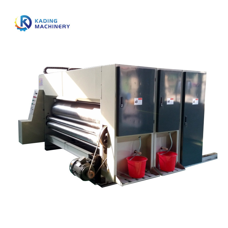 Cartonagem Flexographic da caixa de Min Carton Printing Machine For de 120 PCes com controle do Plc