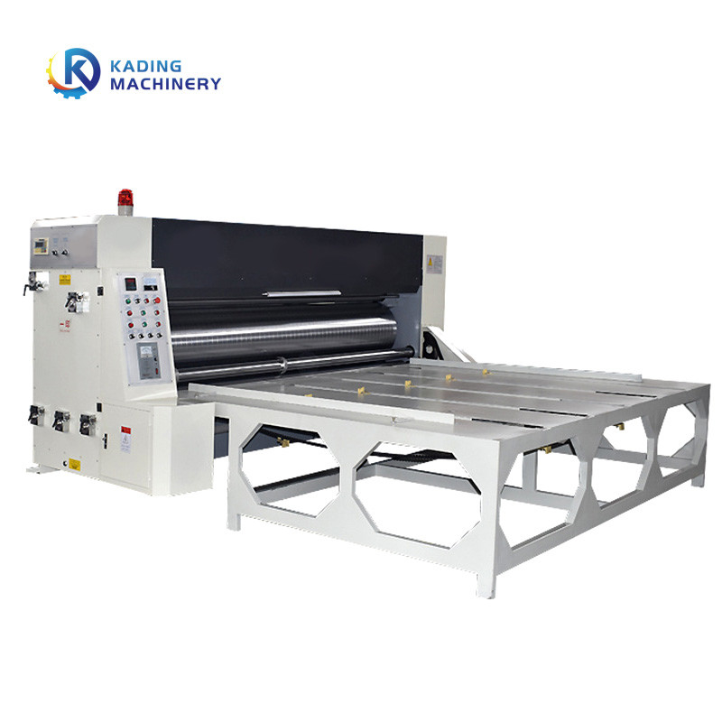 Máquina de impressão semi auto da caixa de 2.4m para a impressão Flexographic do cartão ondulado