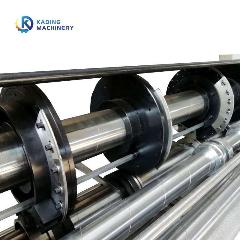 Máquina de impressão semi auto da caixa de 2.4m para a impressão Flexographic do cartão ondulado