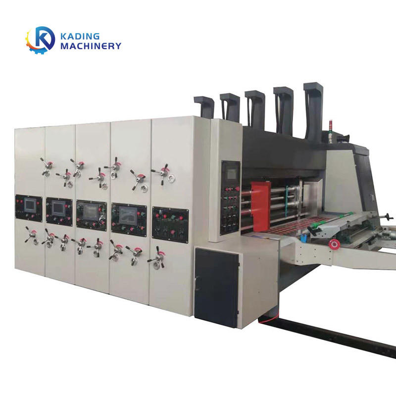 Máquina de Impressão de Caixa Corrugada Flexo com Tinta à Base de Água
