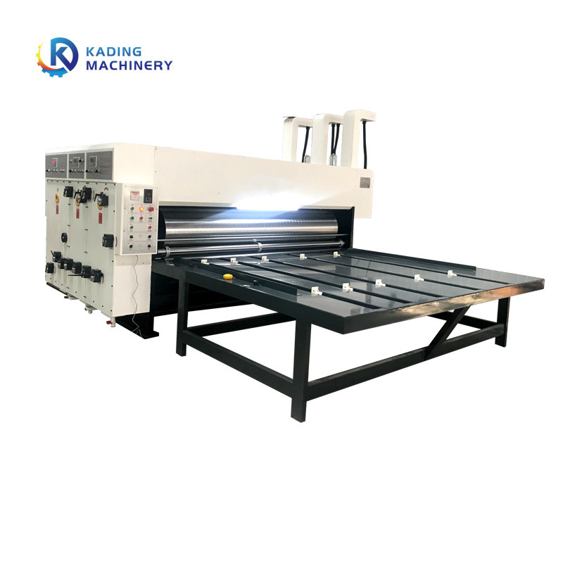 Máquina de impressão de caixas flexo onduladas de cor única para caixas irregulares