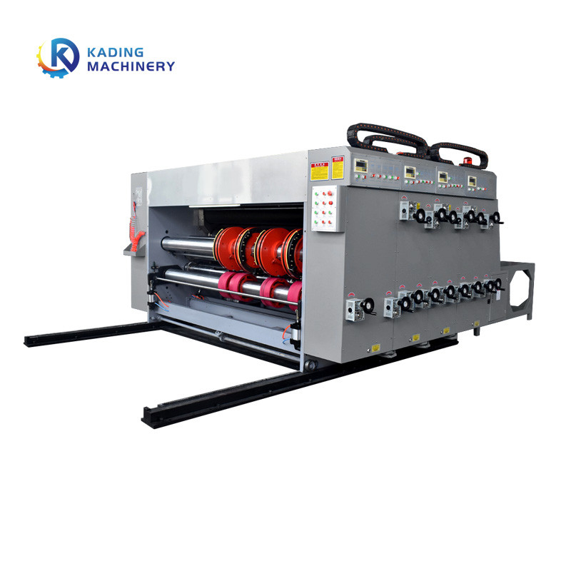 Máquina de impressão de caixa corrugada de corte por die de alta velocidade para 180 pcs/min
