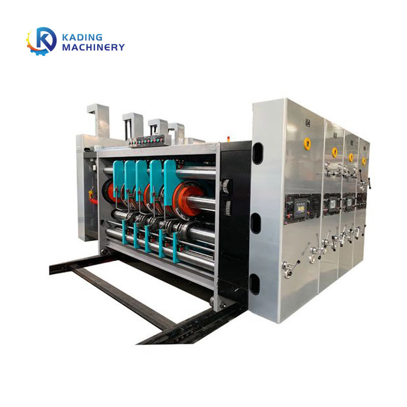 Máquina de impressão de caixa corrugada de corte por die de alta velocidade para 180 pcs/min