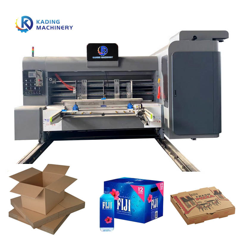 Máquina de impressão de caixas corrugadas de rolos de anilox metálico para recipientes de cartão