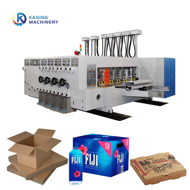 Máquina de Impressão de Caixa Corrugada Flexo com Tinta à Base de Água