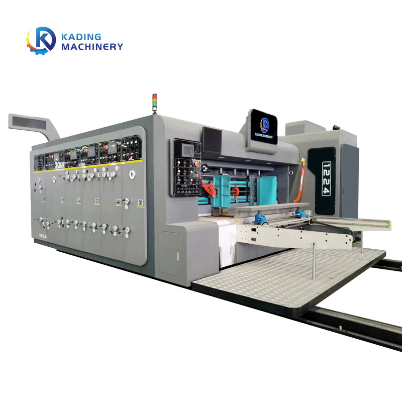 Máquina de impressão de caixa corrugada de alta precisão de impressão com velocidade de trabalho de 200pcs/min