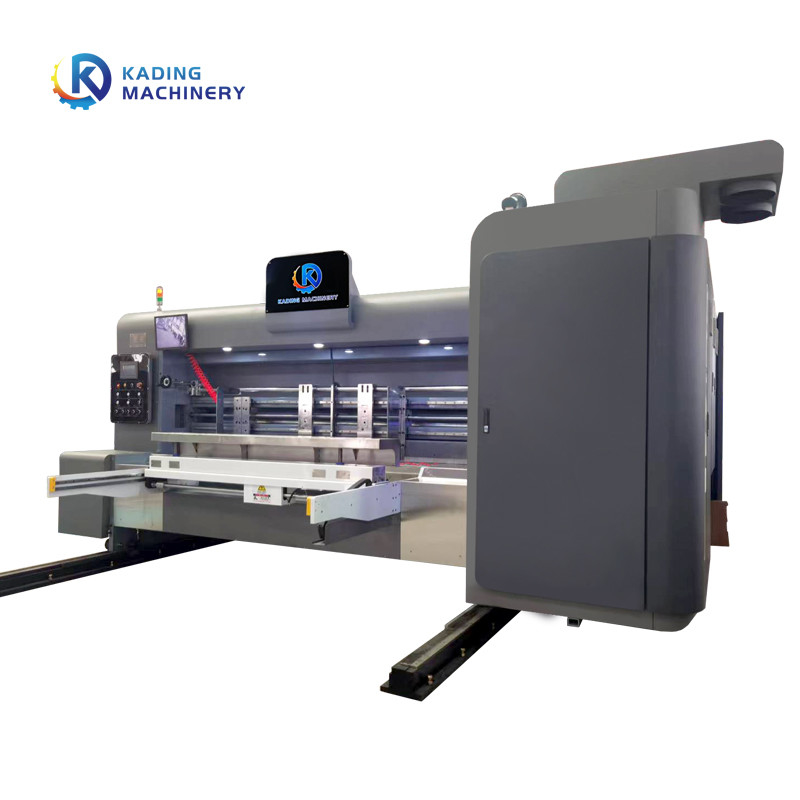 Máquina de impressão de caixas corrugadas de cores múltiplas Flexo para fabricação de caixas de pizza