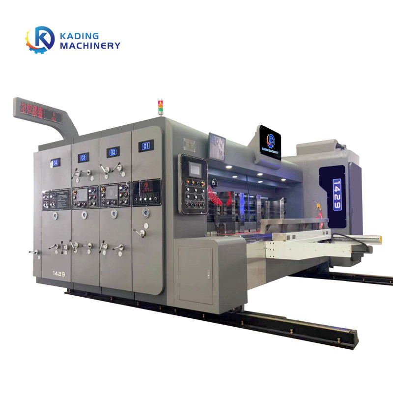 Máquina de impressão de caixas flexo corrugadas de 200pcs / min